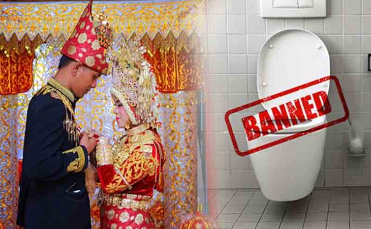 যেখানে বিয়ের পর ৭২ ঘণ্টা টয়লেট ব্যবহার করতে পারেন না নবদম্পতি