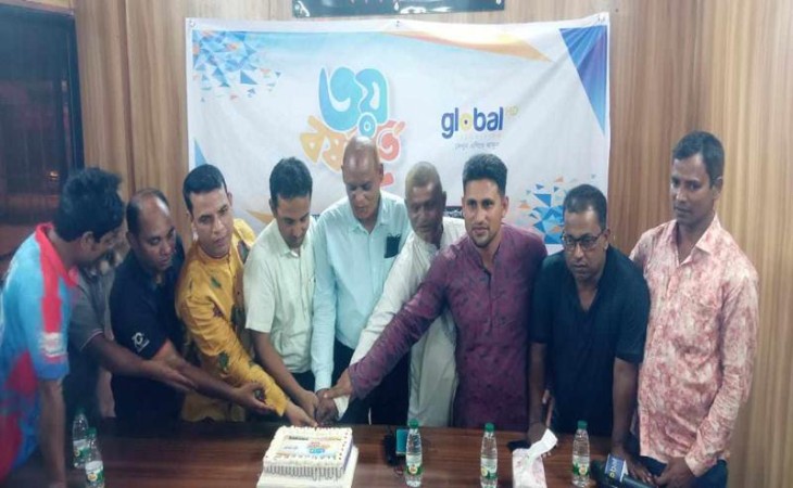 রংপুরে গ্লোবাল টেলিভিশনের তৃতীয় বর্ষপূর্তি উদযাপন