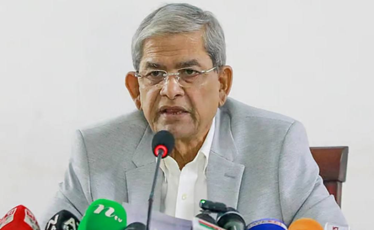 ওয়াসার পানি নিয়ে অসন্তোষ প্রকাশ করলেন মির্জা ফখরুল