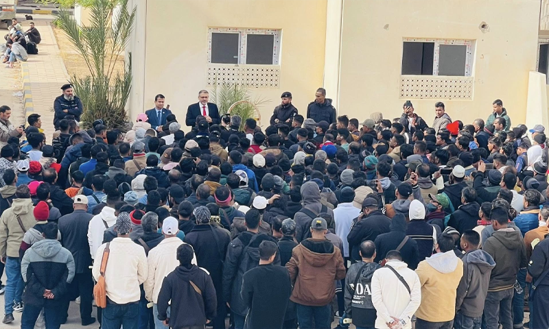 লিবিয়া থেকে দেশে ফিরলেন আরও ৩১০ বাংলাদেশি