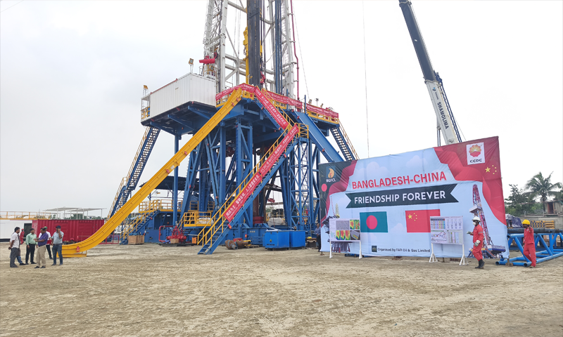  ব্রাহ্মণবাড়িয়ায় খনন হচ্ছে সাড়ে ৫ কিমি কূপ, দিনে মিলবে ১৫ মিলিয়ন ঘনফুট গ্যাস